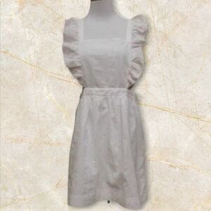 Madewell White Ruffled Sundress Sleeveless Midi Size 4